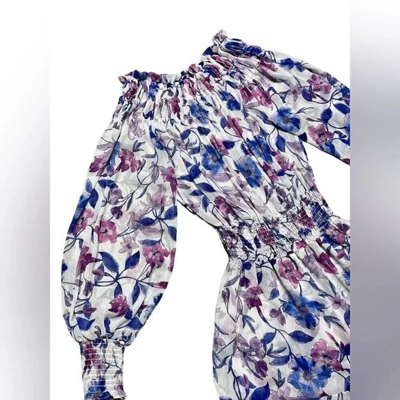 NWT MISA Los Angeles Almaha ruffle floral Dress in Amethyst Floral sz small - Picture 6 of 12